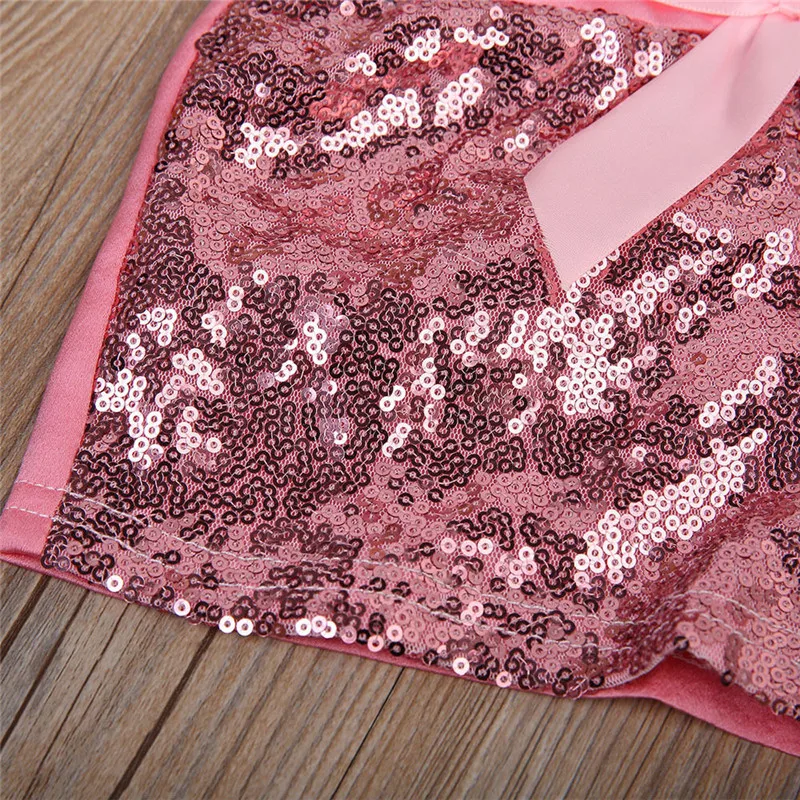 2019 Фирменная Новинка для малышей Одежда детей девочек бантом вечерние шорты с