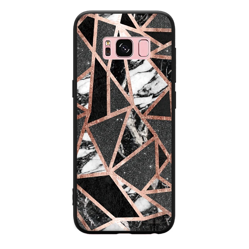 Irregular Solid Geometry Marble Pattern For Samsung Galaxy A3 A5 A8 J3 J5 J7 2015 2016 2017 2018 Hard Phone Case | Мобильные