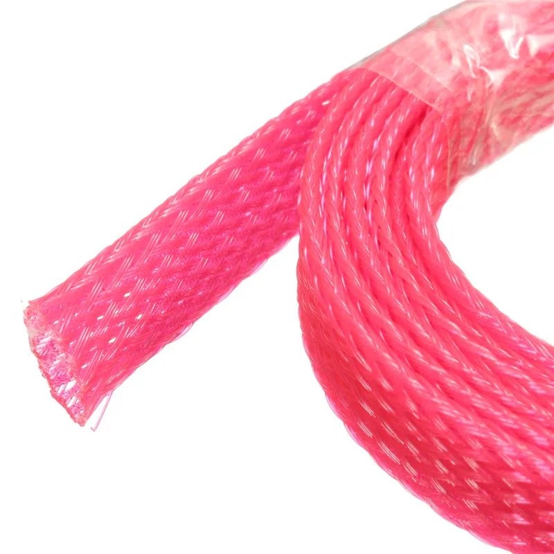 1 м 8 мм плетеная обшивка кабеля опрятная сетка расширяемый кабель для обшивки