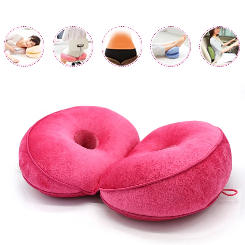 New High Quality Solid Color Beautiful Hip Cushion Multifunction Seat Office Lunch Break Pillow 1PCS | Дом и сад