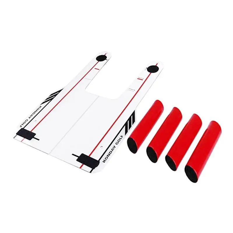 

PC Golf Alignment Trainer Aid Swing Training Speed Trap Practice Base 4 Speed Golf Accessories Tool Golfs Training Aids with Bag