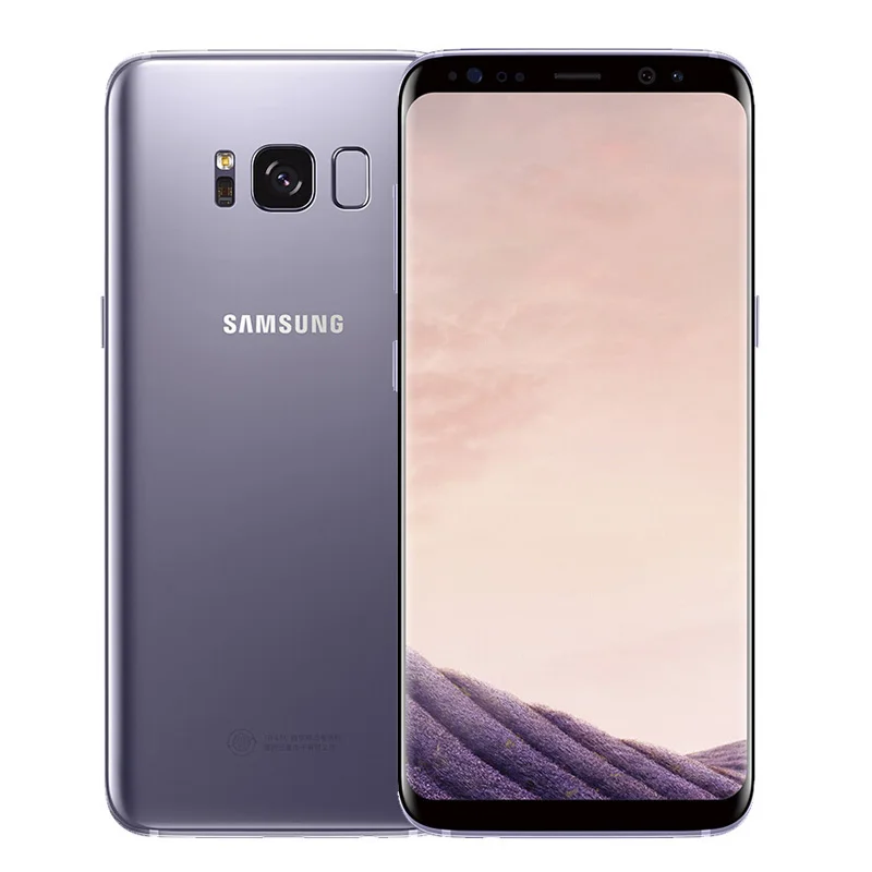 Samsung Galaxy S8 G950U смартфон экран 100% дюйма 4 Гб 64 ГБ одна Sim-карта две sim-карты камера 12 МП