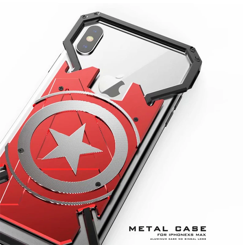Новый Алюминиевый металлический бампер противоударный чехол для iPhone XR XS Max