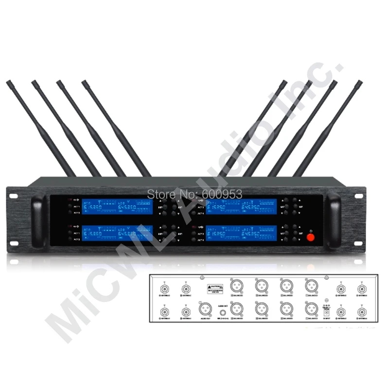 MiCWL SKM9800 8 Настольный беспроводной микрофон для конференц зала UHF 600MHz rang