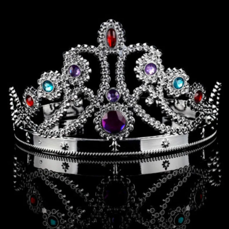 Bridal Princess Rhinestone Pearl Crystal Hair Tiara Wedding Crown Veil Headband Accessories | Party &amp Holiday DIY Decorations