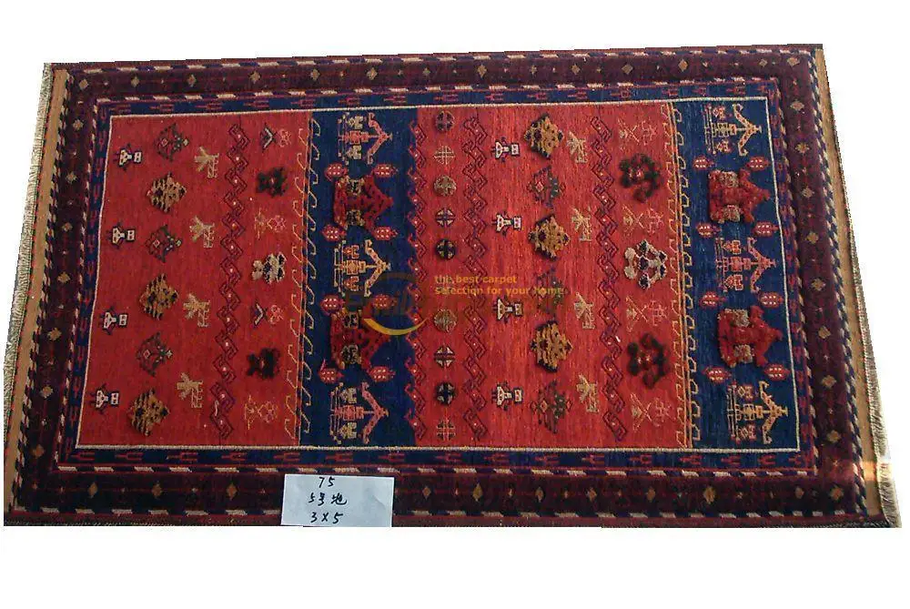 

SOUMAK pure New Zealand wool hand-woven exotic ethnic wind three-dimensional woven carpet gc150-75gc150souyg28