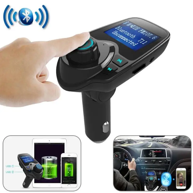 Многофункциональный 4 в 1 Bluetooth fm-передатчик с USB mp3-плеером флеш-накопители TF радио