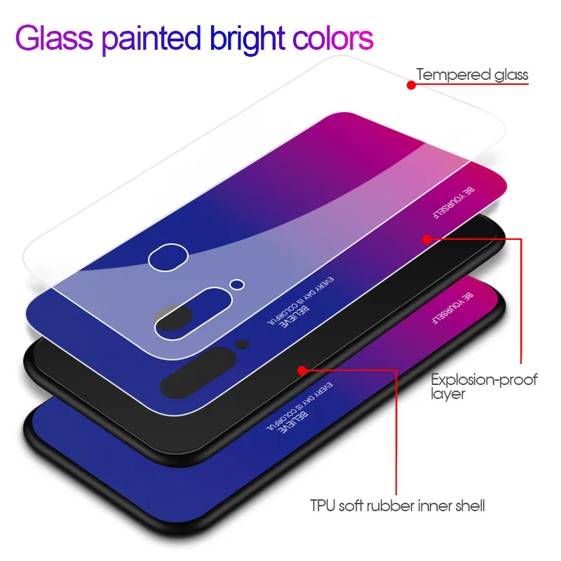 Чехол для samsung Galaxy A50 A30 A70 A20 S10 S8 S9 плюс S10e M30 M20 Примечание 8 9 A7 A6 A8 2018 закаленное
