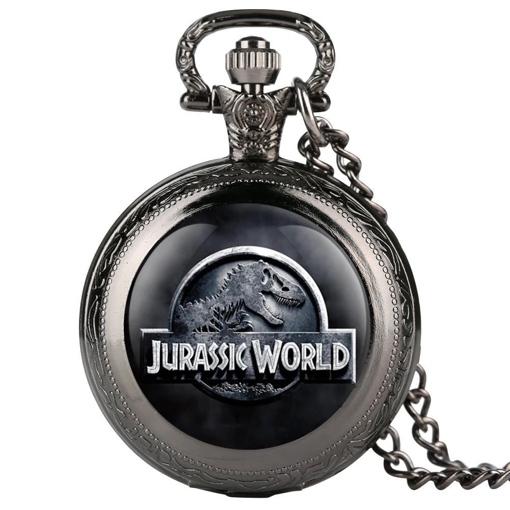 Necklace Pocket Watch for Man Quartz Analog Watches of the Dinosaur Design Boy Best Gift Teenager|Карманные часы| |