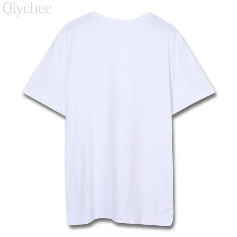 Женская и мужская футболка Qlychee Your DIY Design с логотипом повседневные футболки