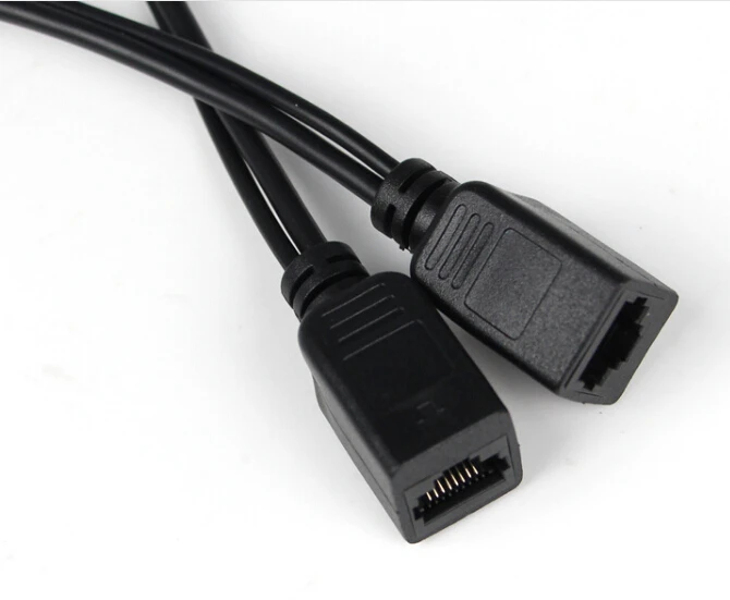 100 пар кабель переходник POE Power Over Ethernet Разветвитель RJ45 Poe|Кабели VGA| |