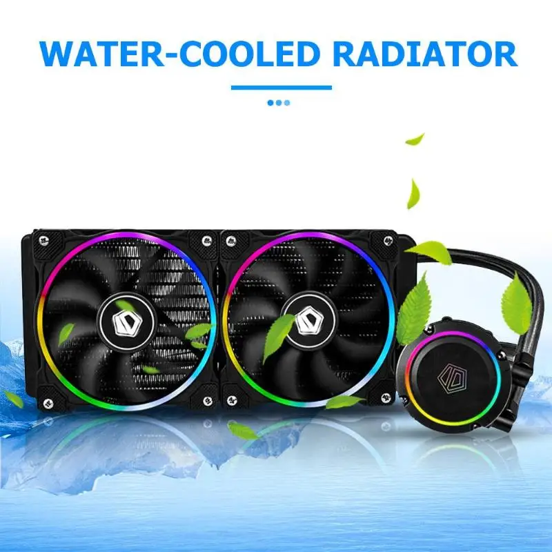 ID COOLING ChromaFlow 240 cpu кулер для воды 12 в RGB жидкостный радиатор охлаждения|Кулеры и
