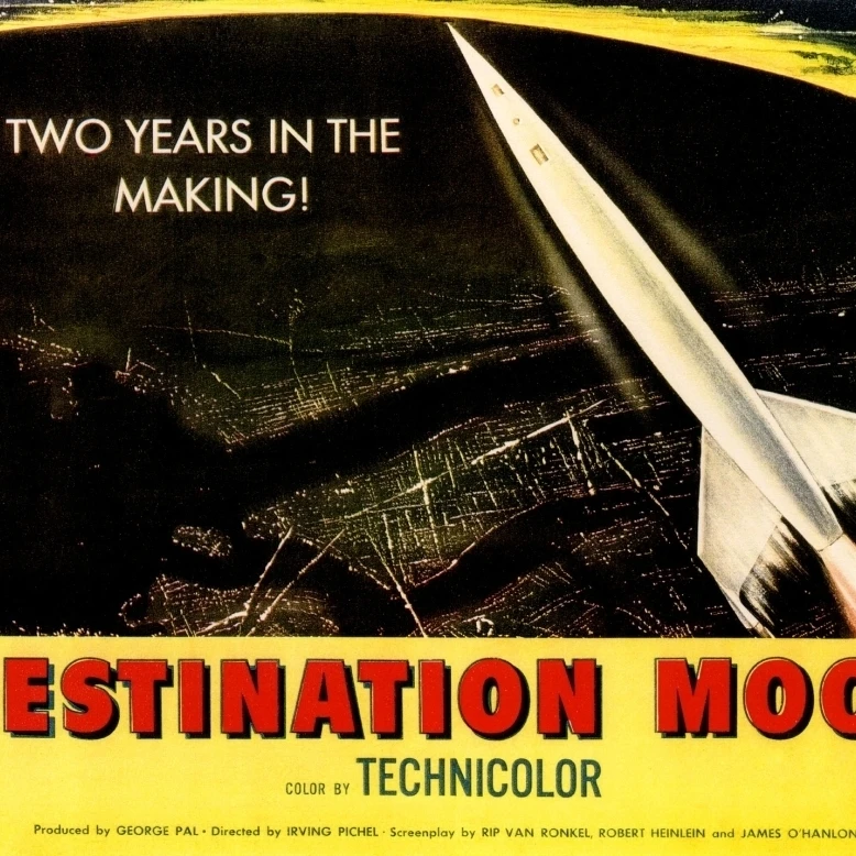 Destination Moon 1950 Movie Poster Masterprint (28x22)|Таблички и знаки| |