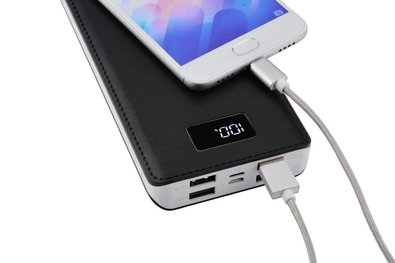 4 USB 500000 мАч Внешний аккумулятор Внешнее зарядное устройство порта для зарядки