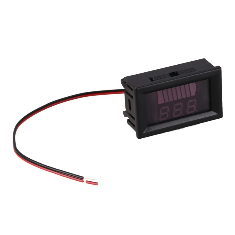 12V-60V Электрический автомобильный измеритель заряда батареи Цифровой вольтметр