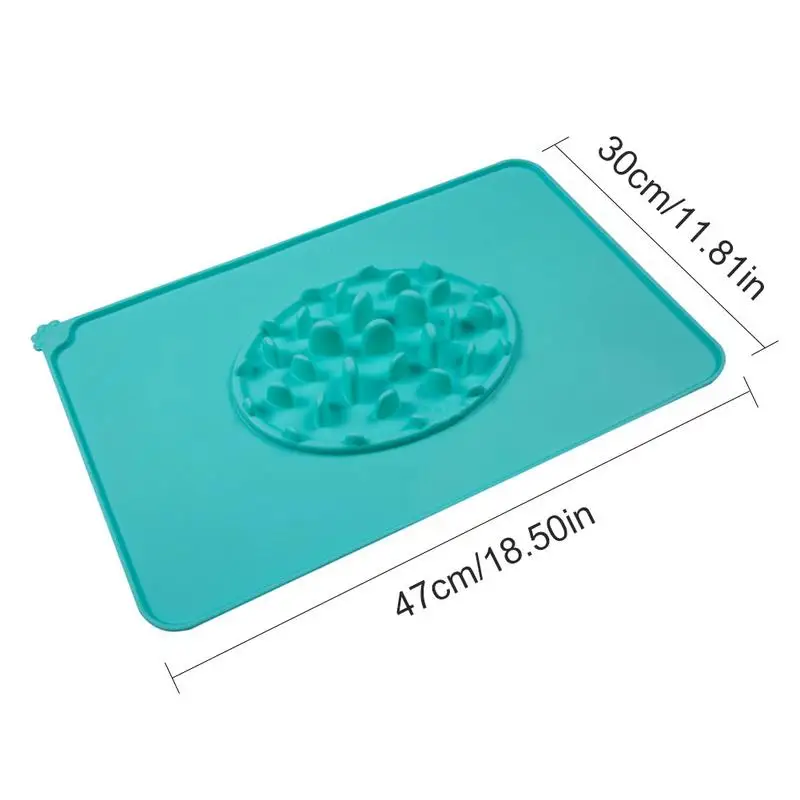 Useful Pet Supplies Puppy Dog Cat Feeding Cute Mat Food Pad - Silicone For Dish Bowl Feed Placemat | Дом и сад