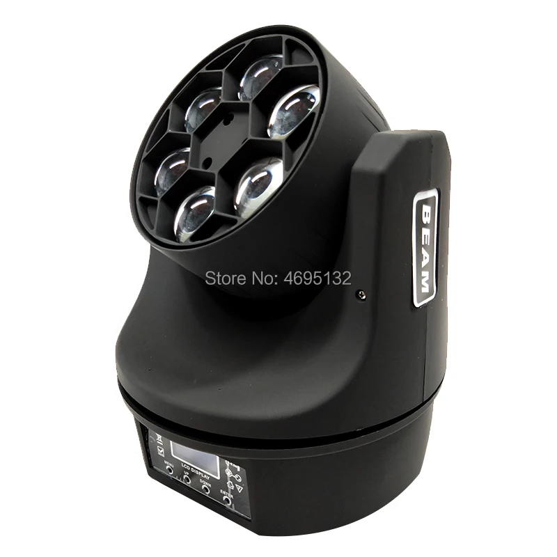 2 шт./лот новинка LED Bee Eye 6X15W RGBW движущаяся головка освещение окончательный поворот