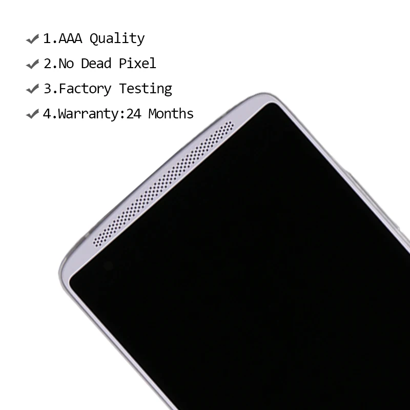 Для Lenovo Vibe X3 LCD Lemon X3c50 X3c70 дисплей сенсорный экран дигитайзер + рамка в сборе Pantalla