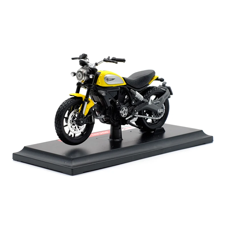 Скремблер MAISTO 1:18 модель литая мотоцикла из сплава реальная короткопоглощающая