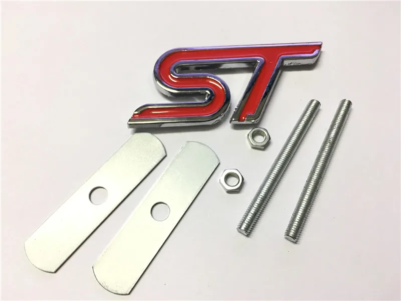 1Pcs ST Car Front Great Alloy Metal Grill Grilles Decoration Badge Emblem | Автомобили и мотоциклы