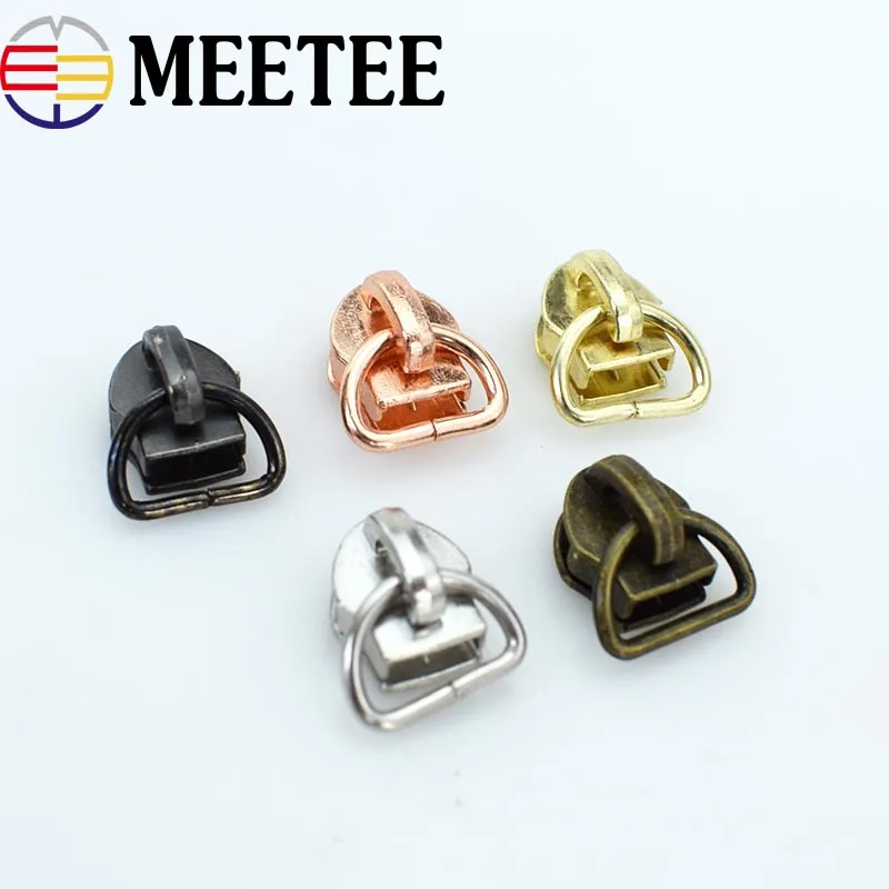 25Pcs D Shape 5# Zipper Head for Nylon Zip Repair Kit Replacement Sliders DIY Handwork Sewing Accessories KY2063 | Дом и сад