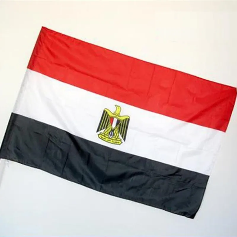 

Большой флаг Египта 3x5 футов, флаги и баннеры высокого качества, домашний декор, полиэстер, Летающий баннер 90 см x 150 см
