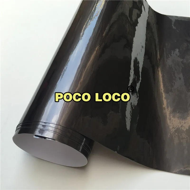 Глянцевая темно серая Металлическая машинка виниловая пленка в рулоне|Наклейки