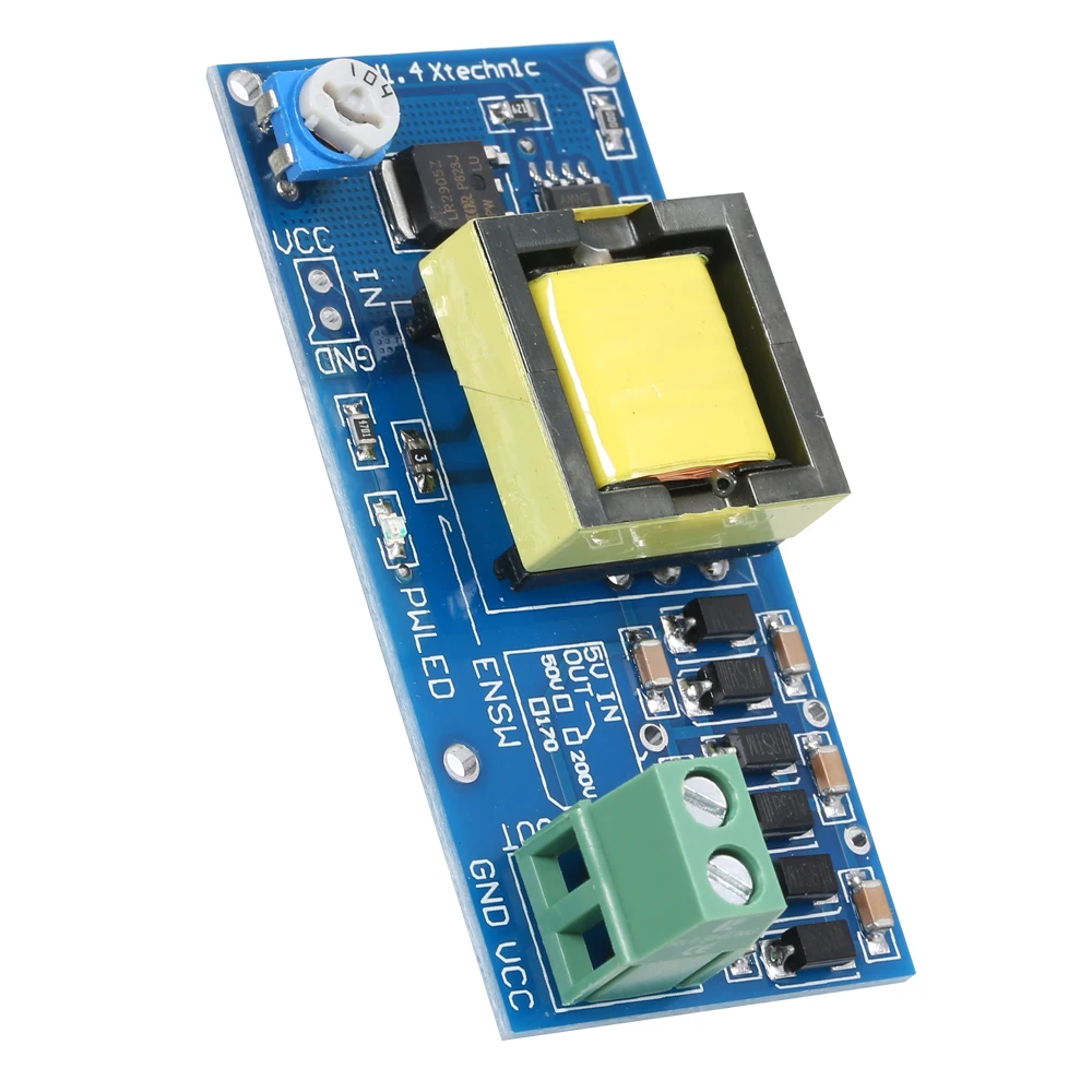 

High Voltage DC-DC Boost Converter 5V-12V Step up to 300V-1200V Power Module