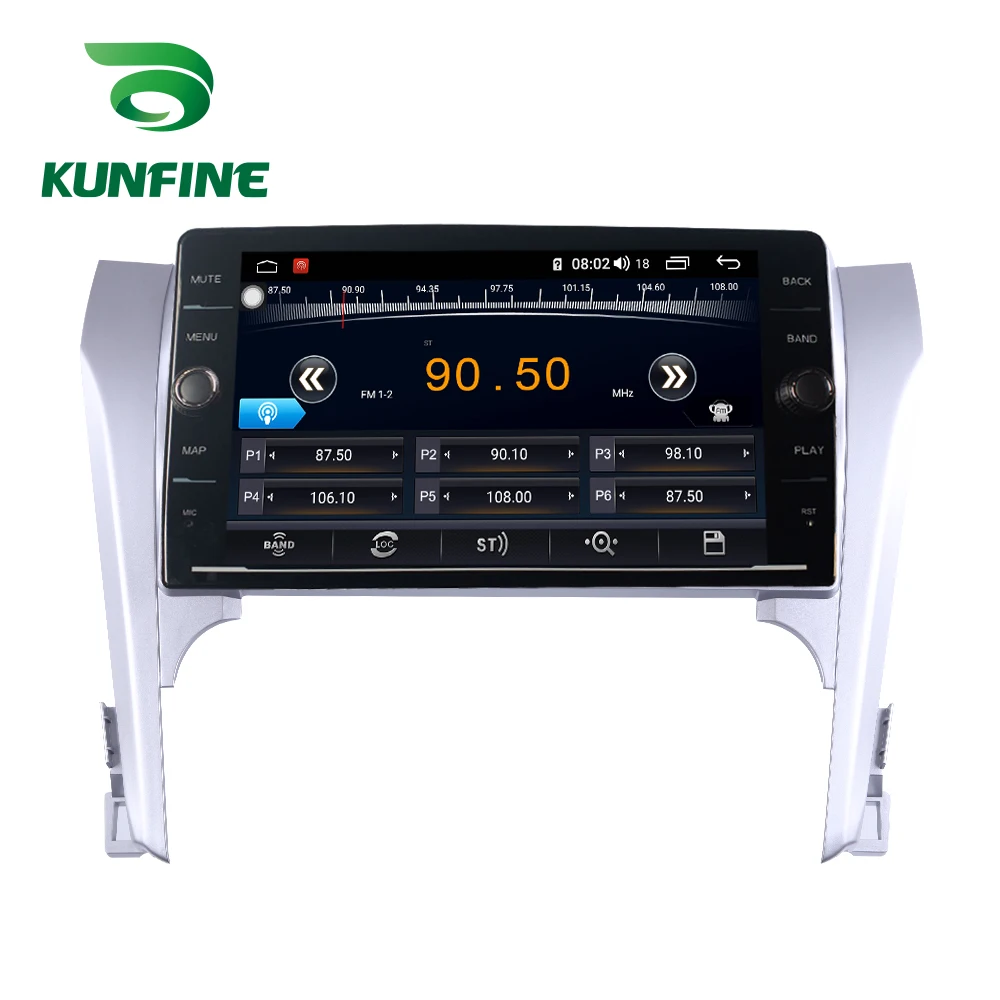 Восьмиядерный ПЗУ 64 ГБ Android 8 1 автомобильный DVD GPS навигационный плеер Deckless стерео