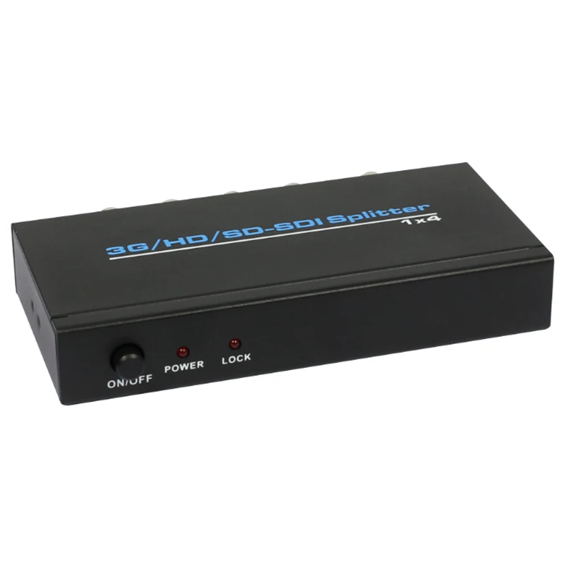 SDI один-четыре. Разветвитель один в и четыре выхода SD/HD/3g 1x4 разветвитель EU Plug |