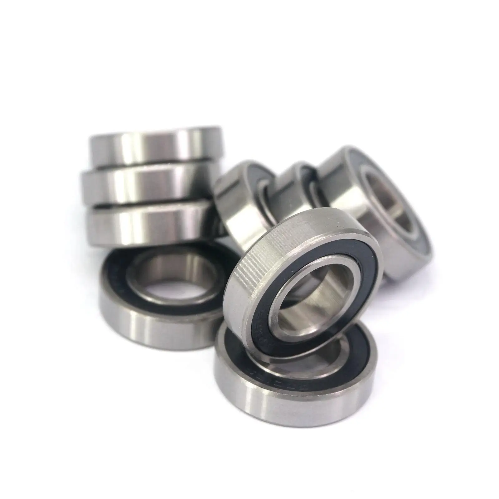 10pcs 6901-2RS 12x24x6mm ABEC1 Thin-wall Shielded Deep Groove Ball Bearing