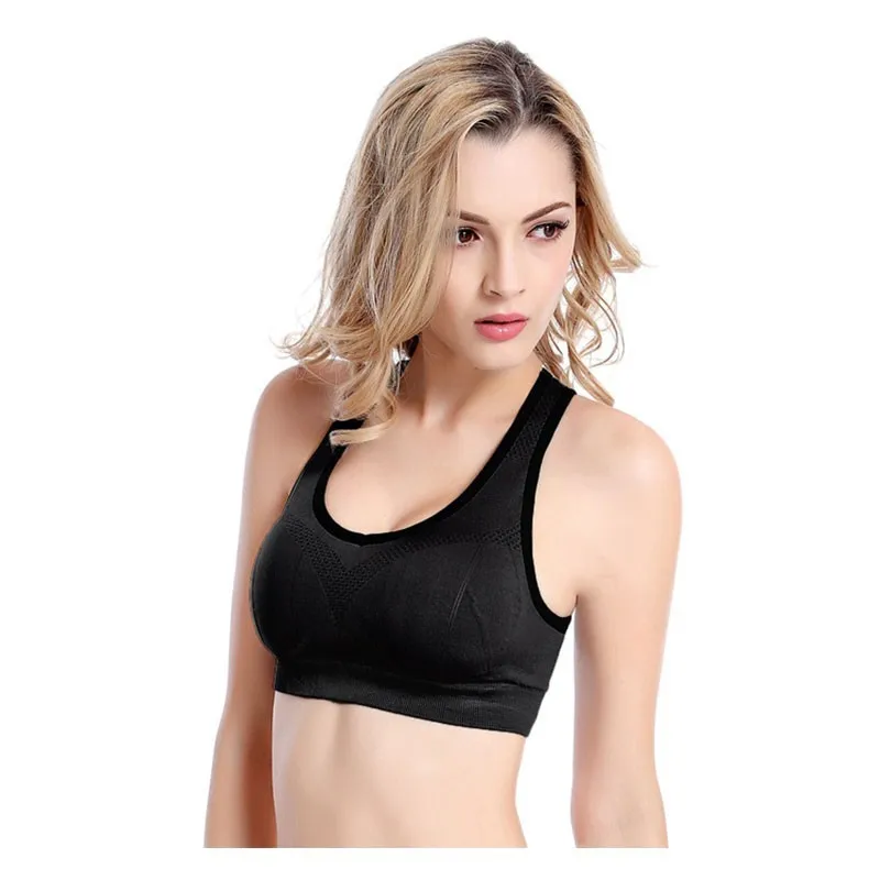 Воздухопроницаемый спортивный бюстгальтер пуш ап бюстгальтеры мягкие фитнес