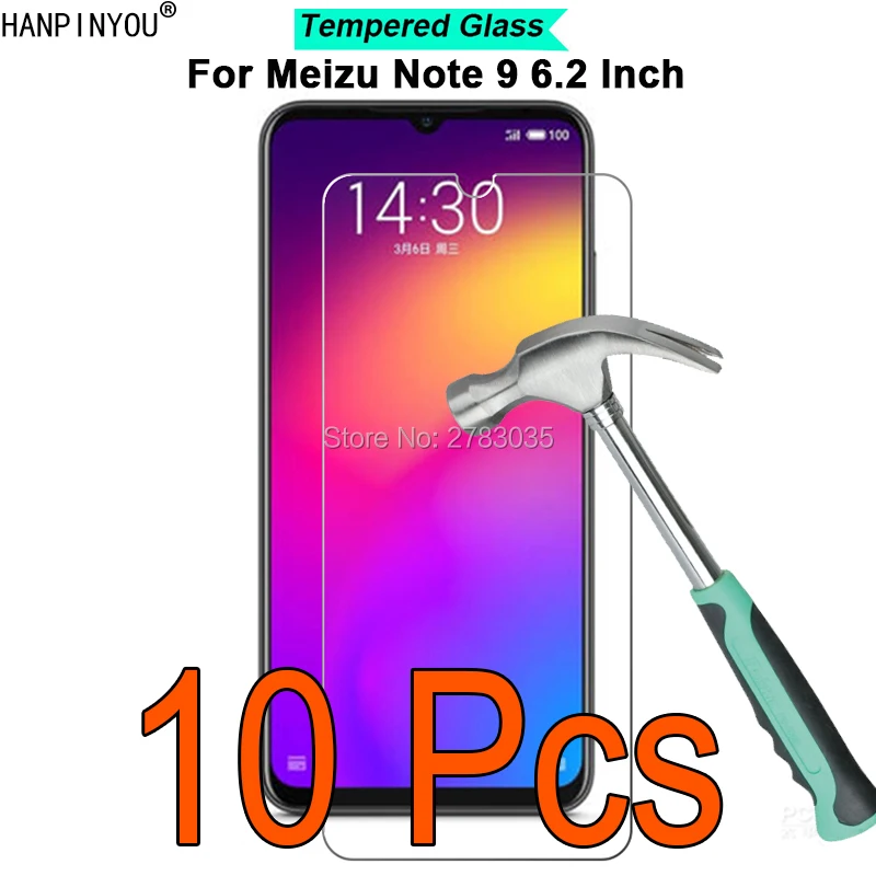 

10 ./, 2.5D Meizu Note 9, 9H