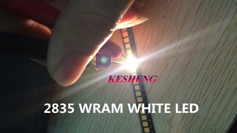 200 шт. 0 2 Вт SMD 2835 Светодиодная лампа из бисера 20-25 лм Белый/теплый белый
