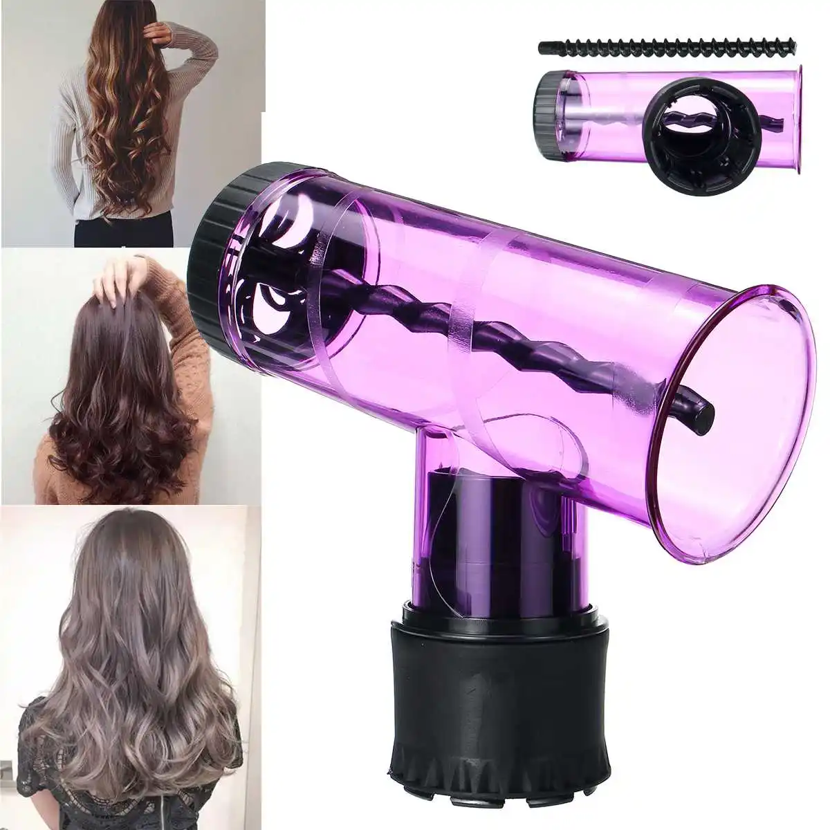 Диффузор для волос салон Magic Hair Roller сушильная крышка фен завивки распылителя