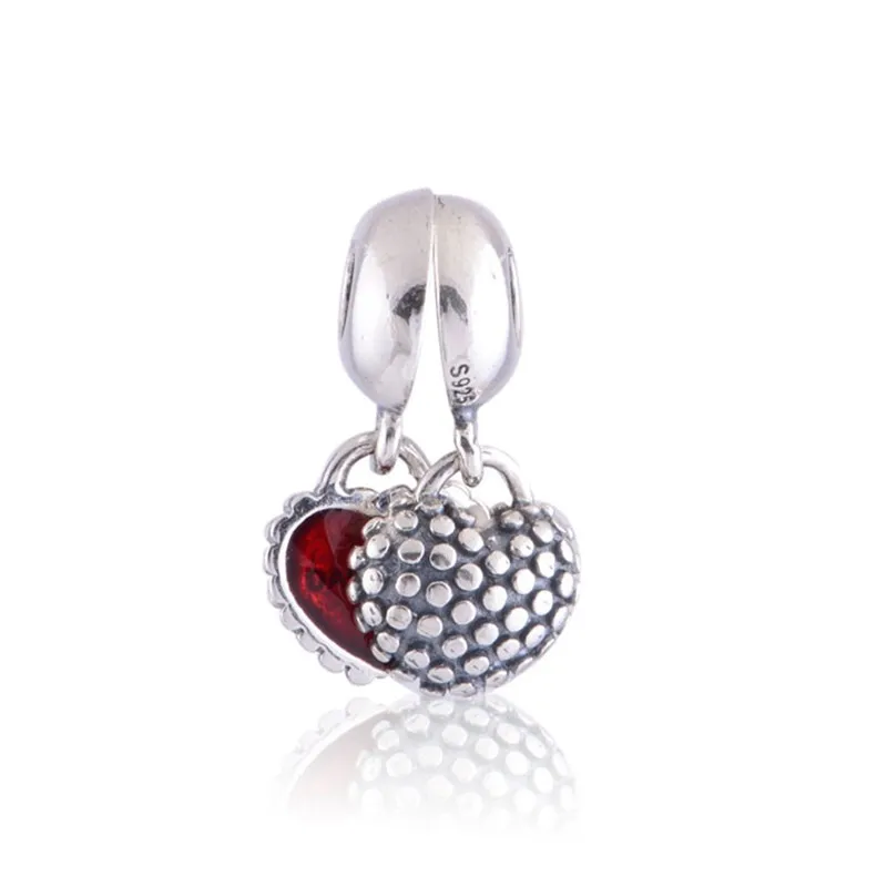 

Fits Europe Bracelet Genuine 925 Sterling Silver Mother & Daughter Charms Beads for Women DIY Jewelry Making kralen charme