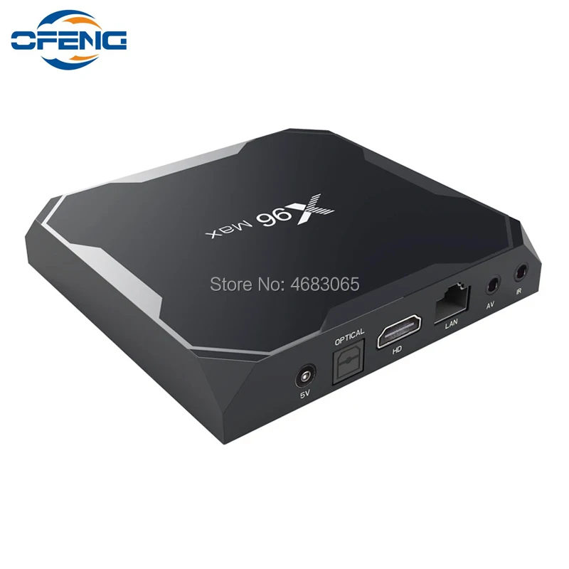 X96 max приставка для ТВ amlogic S905X2 Android 8 1 с поддержкой Wi Fi 2 4G/5 8G 2/16GB 4GB/32GB 4/64GB 4k Gigabit