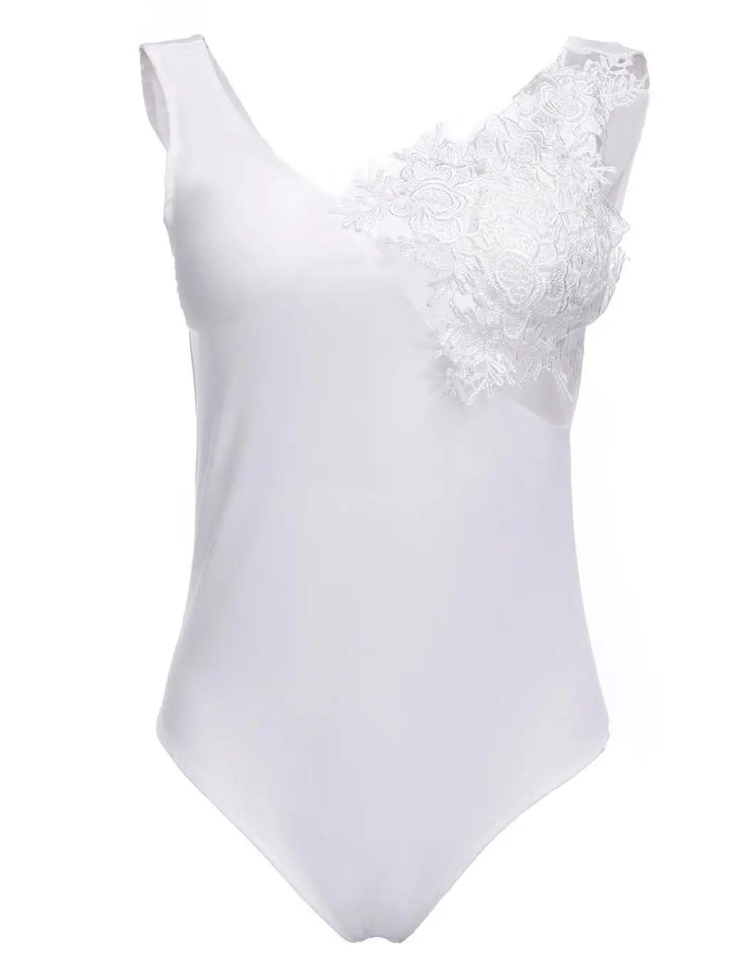 Stylish Sexy Women's Sleeveless Slim Stretch Jumpsuits Bodysuits Bottom Wear Floral Short No O Neck White Black | Женская одежда