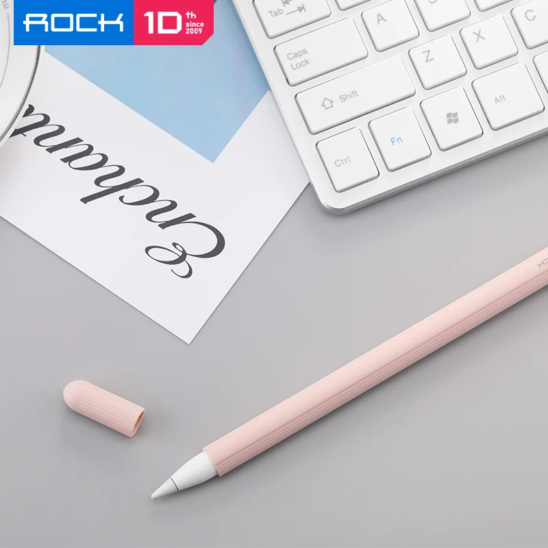 Силиконовый чехол ROCK для Apple Pencil 2 мягкая легкая Защитная крышка защиты от падения