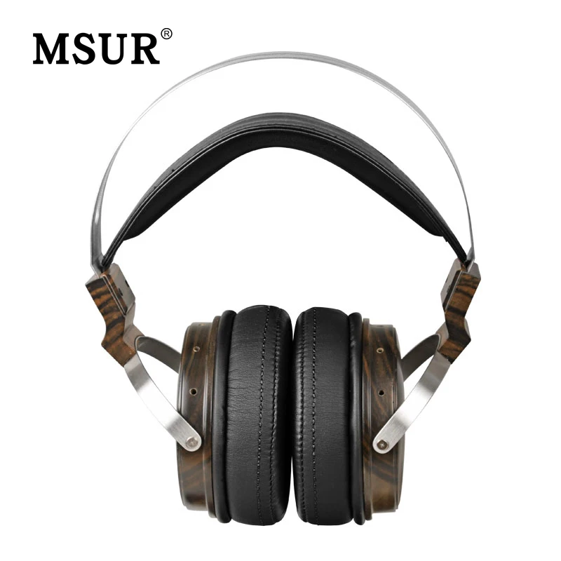 Наушники MSUR N650 с динамическим монитором деревянные металлические Hi Fi