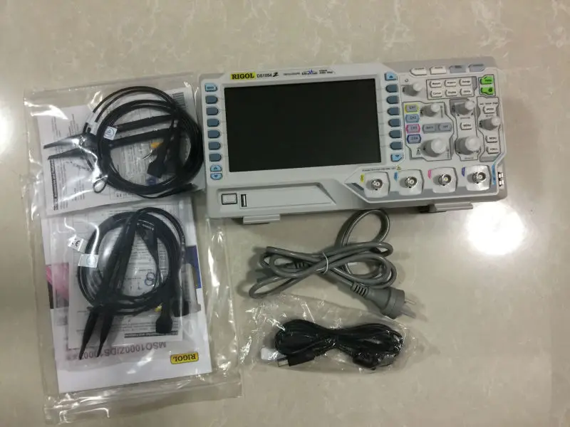 RIGOL DS1054Z цифровыми осциллографами 4 Аналоговые Каналы осциллограф 1GS/s 7 ''WVGA 12mpts