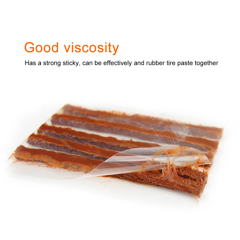 

10pcs Car auto Van Tyretire Repair tool Tubeless Seal Strip Plug Tire Puncture Recovery Kit