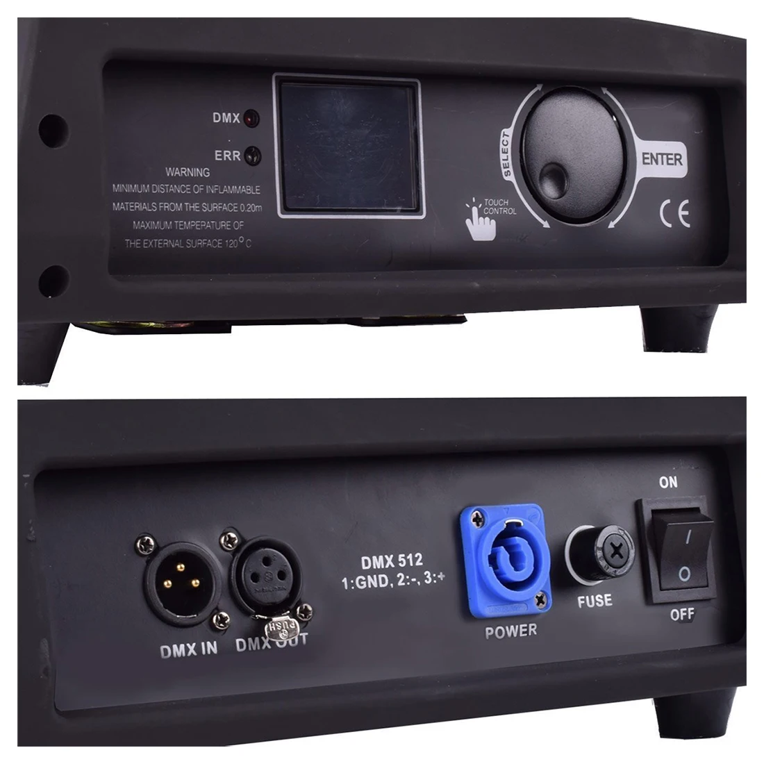 2шт 200 Вт DMX512 16CH светодиодный луч движущаяся голова Светильник Освещение сцены