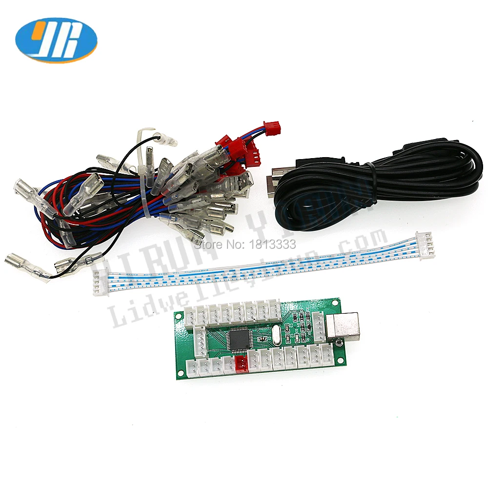 Светодиодный Кнопка Aecade Плата USB ПК/PS3/Raspberry pi Многофункциональный джойстик кодер