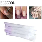 Форма для наращивания ногтей из стекловолокна ELECOOL 10 шт.упак., акриловые наконечники, инструмент для наращивания ногтей из шелка