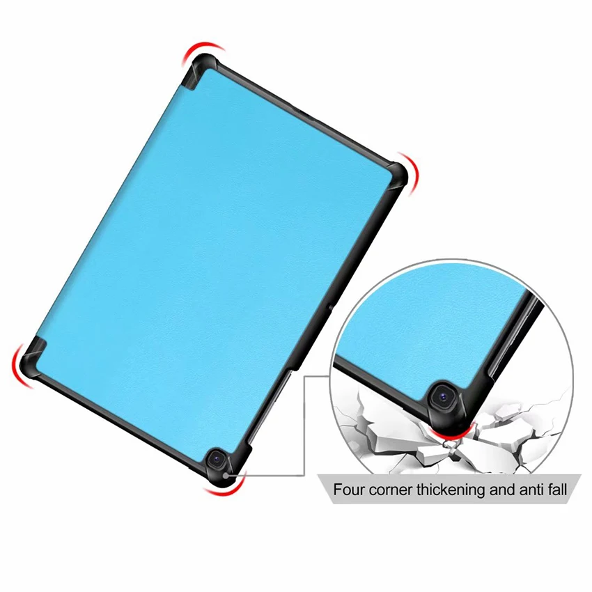 SM T720 T725 PU кожаный чехол тонкий 10 5 ''Защитная Подставка для Samsung Galaxy Tab S5E умный