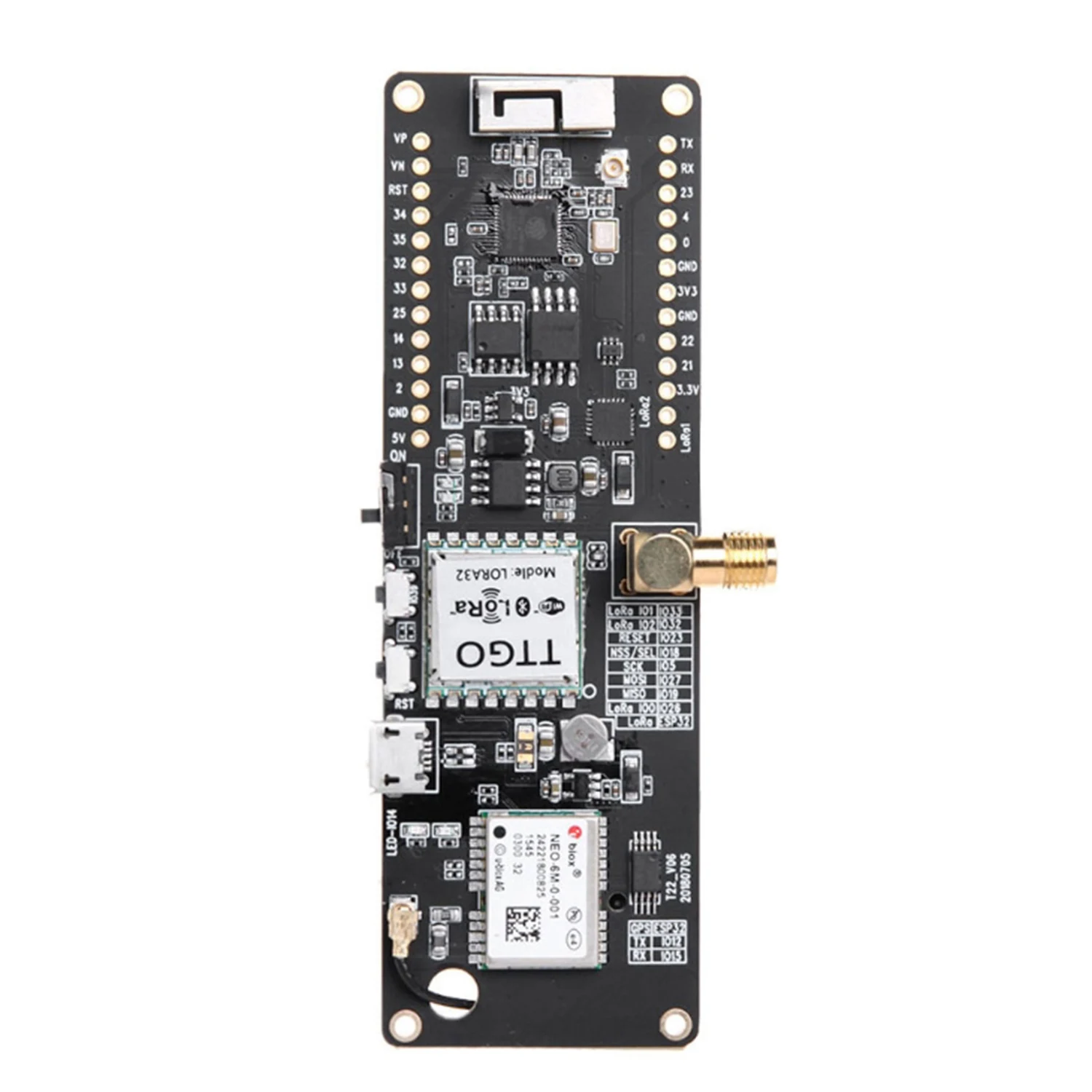 Ttgo t луч Esp32 868 МГц Wifi беспроводной Bluetooth модуль Gps Neo 6M Sma Lora 32 18650 Держатель батареи с