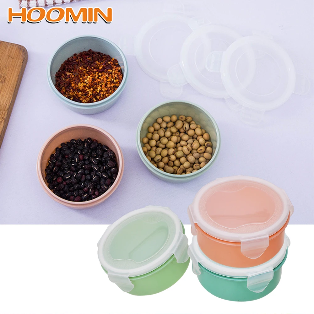 HOOMIN 10*10*5 см Контейнер для сортировки зерен мини герметичная коробка еды