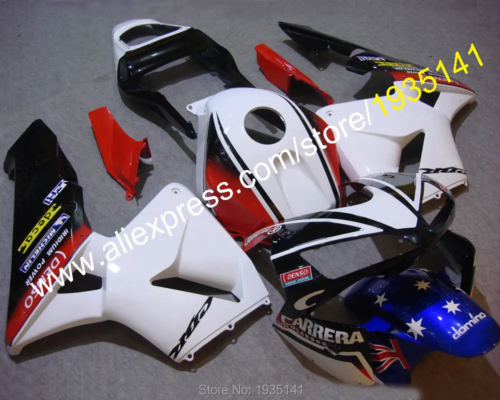 

Для Honda CBR600RR 03 04 Body Kit CBR 600RR CBR 600 RR 2003 2004 Кузов ABS мотоцикл Обтекатели (литье под давлением)