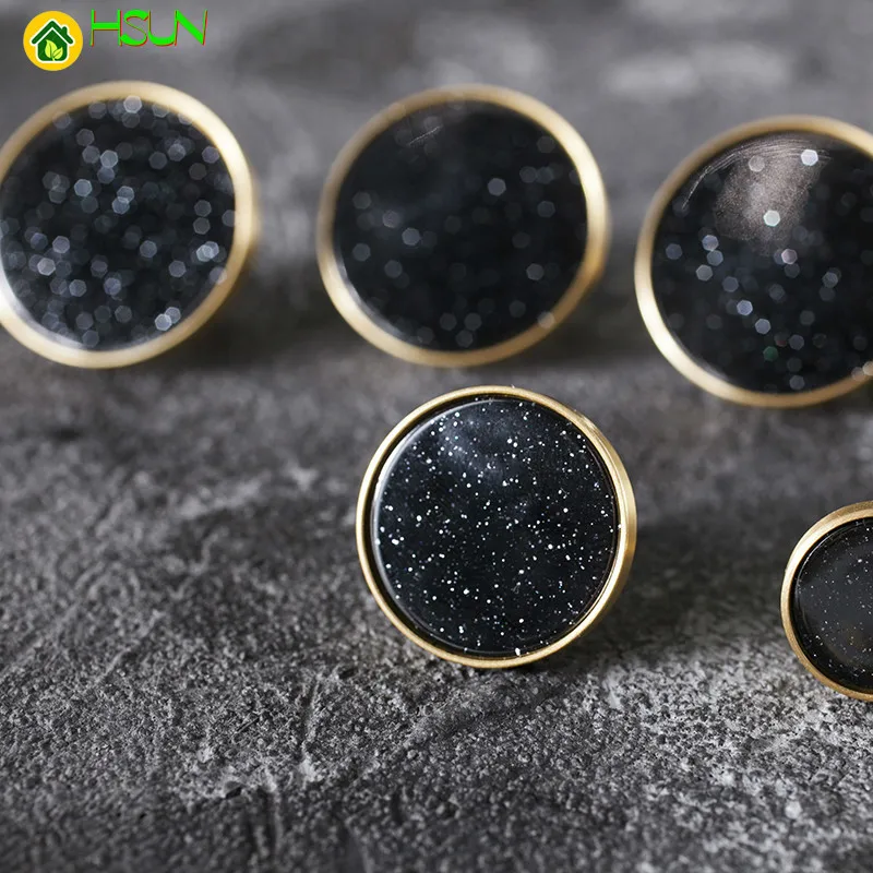 Круглый мраморный латунный шкафчик тянет/кухонная ручка ящика шкафа мебельные